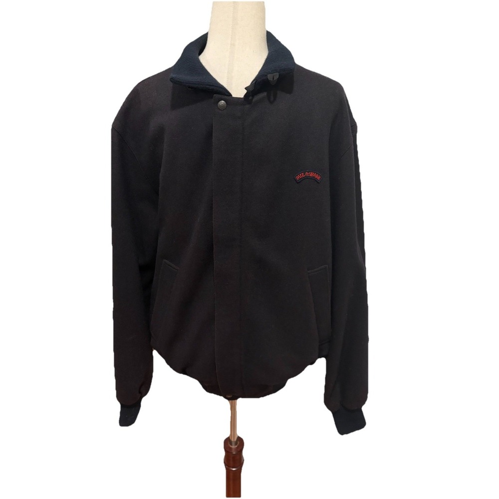 Paul‎ & Shark Yachting Wool Bomber Jacket Navy Men's Medium Italy Luxury